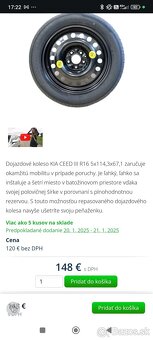 Rezerva dojazdove koleso Kia ceed - 8