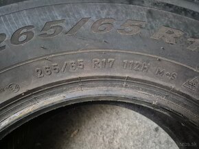 265/65 r17 zimné 4 ks PIRELLI dezén 7,1-5,6 mm DOT2020 - 8