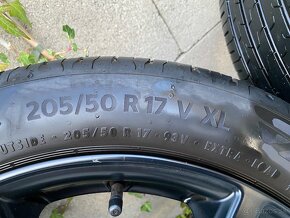 5x112 R17 Black Sada diskov Letné 205/50 - 8