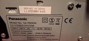 Predám mini systém Panasonic SA-PMX94 - 8