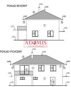 Predáme 5(6) izbový dom Janovík 733m2, novostavba 185m2, gar - 8