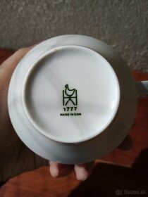 Stará porcelánová čajová súprava z bývalej GDR - 8