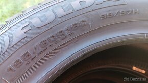 Predám nové letné pneumatiky FULDA  195/60 R16 C 99/97H. - 8