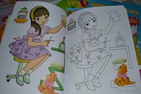 Detské omaľovánky, knižky, časopisy 15 ks - 8