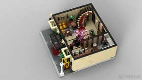 LEGO MOC Modulární hotel - 5454 dílků - NOVÉ - 8