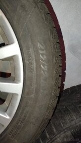 Kolesá+zimné pneumatiky 215/55 r17 - 8