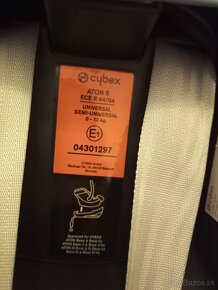 Cybex Aton 5, Deep black,  autosedačka 0-13 kg, vajíčko - 8