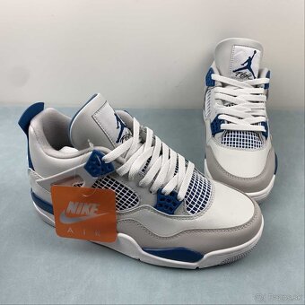 NIKE AIR JORDAN 4 MILITARY BLUE - 8