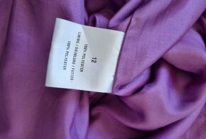 fialové púzdrové šaty veľ. 40 - 8