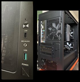 Nový Gaming PC AMD Ryzen 5 7600 16G 1TB SSD RTX 4060 Ti 8G - 8