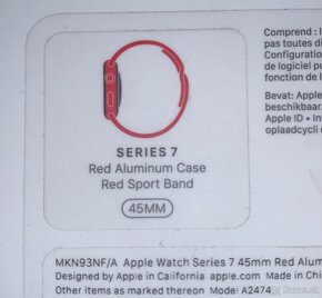 Apple watch series 7 Red Aluminium - 8