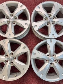 5x100 R16 originál alu disky Toyota - ET 39 - 8