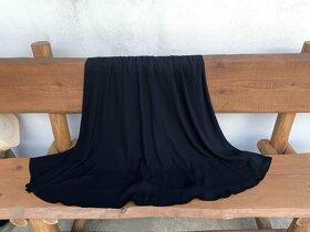 Tanečná čierna midi sukňa - 8