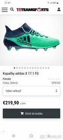 Kopačky Adidas X 17.1 FG, veľkosť 40 (UK 6 1/2) - 8