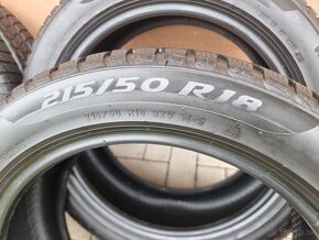 pneu 18" 215/50R18 PIRELLI zimné 5,5mm DOT2019 - 8