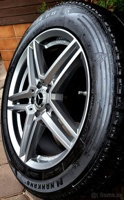 zimné alu R18 5x112, pneu 235/55, Mercedes GLA GLB GLK EQ S - 8