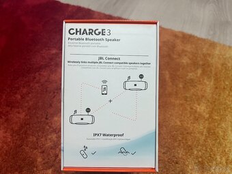 JBL CHARGE 3 - Nova Bateria - komplet balenie - 8