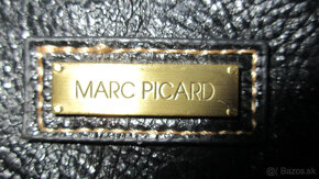 Čierna kožená kabelka Marc Picard - 8