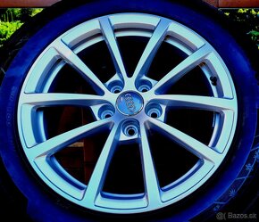 alu R17 5x112, zimné pneu 225/60, orig. Audi A6 - 8