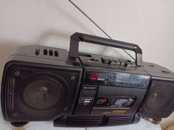 Sharp WQ T 238H bk, radiomagnetofon retro 2 kazeťák - 8