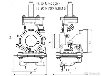 Karburator Polini CP 19mm - 8