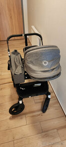 BUGABOO donkey 5 Black / Grey melange (twins) + autosedačky - 8