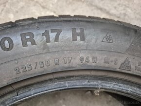 225/50 r17 zimné 4 ks CONTINENTAL dezén 8,7 - 6,3 mm - 8