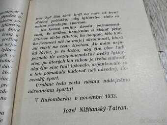 LYŽIARSTVO,KRÁĽ ŠPORTOV..1933--JOŽO NIŽŇANSKÝ-TATRAN--na prv - 8