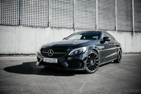 Mercedes C kupe 220d 43AMG OPTIC + NIGHT PAKET - 8