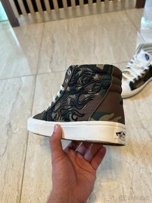 Vans Sk8 hi UA comfycush Flame Embroidery Woodland - 8