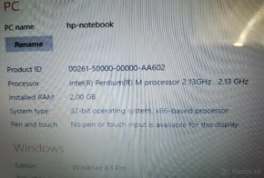 15,6" notebook HP 510 / 2GB/160GB+taška na notebook - 8