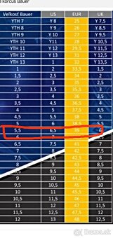 Korčule Bauer 5,5ee veľ 39 - 8