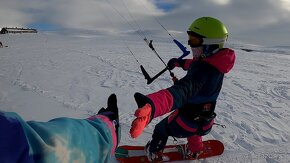 Komplet snowkite vybava na zimu na sneh damska. - 8