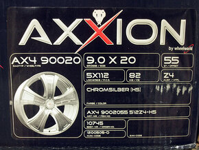 20" Alu kola 5x112 AXXION CHROM-TITAN NOVÉ - 8