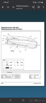 Strešny box Thule Evolution 500 - 8