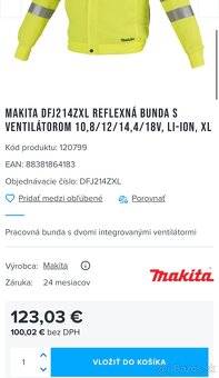 Pracovná bunda značky Makita - 8