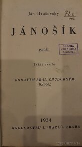 Kniha Jánošík - starožitné zberateľské vydanie 1934 a 1935 - 8