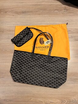 Goyard Saint Loui PM kabelka - čierna (GO10) - 8