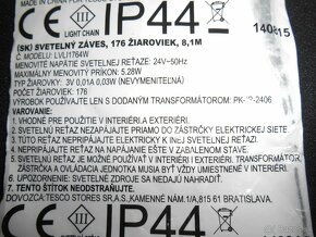 2x vonkajší vianočný LED záves - 8