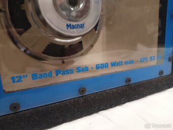 MAGNAT Subwoofer 12" 600w spl 93db bandpass - 8