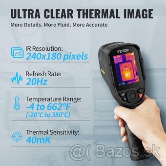 Termokamera VEVOR Thermal Imaging Camera SC240M - nová - 8