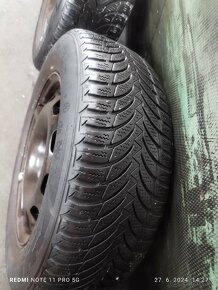 Predám komplet sadu plechových diskov 5x100 R15 195/65 R15 - 8