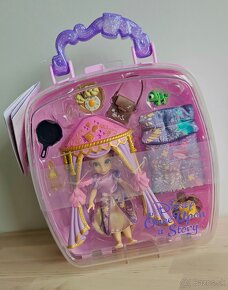 Rapunzel Na Vlásku kufrík original Disney Locika bábika set - 8