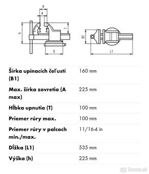 Oceľový zverák Würth/ Heuer Front/ Brockhaus - 8