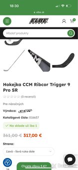 Hokejka CCM Ribcor Trigger 9 Pro - 8