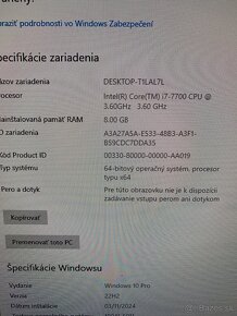 Herný PC i7 7700 3,6GHz,8GBDDR4,GTX1060 3GB,500GBSSD,1TBHDD3 - 8