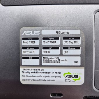 Notebook Asus 5FGL - 8