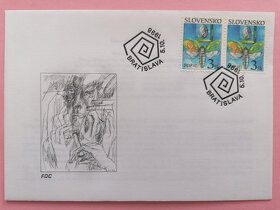 Slovenske obalky 50ks FDC - 8