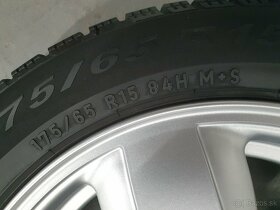 Hliníkové Disky 5x112 R15 ET46 MINI+zimné pneu - 8