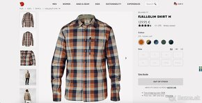 Treková košeľa Fjallraven Fjällglim Shirt M | Autumn Leaf - 8